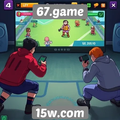 Interface do usuário do 67.game é intuitiva